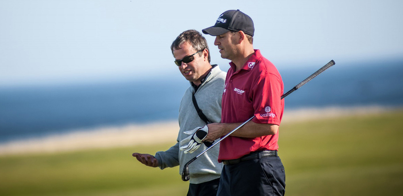 David Howell with Caoachg Jonathan Wallett