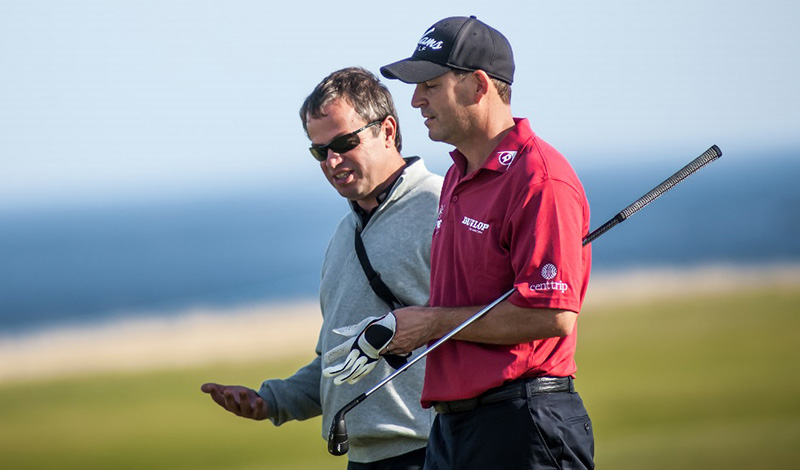 David Howell with Caoachg Jonathan Wallett